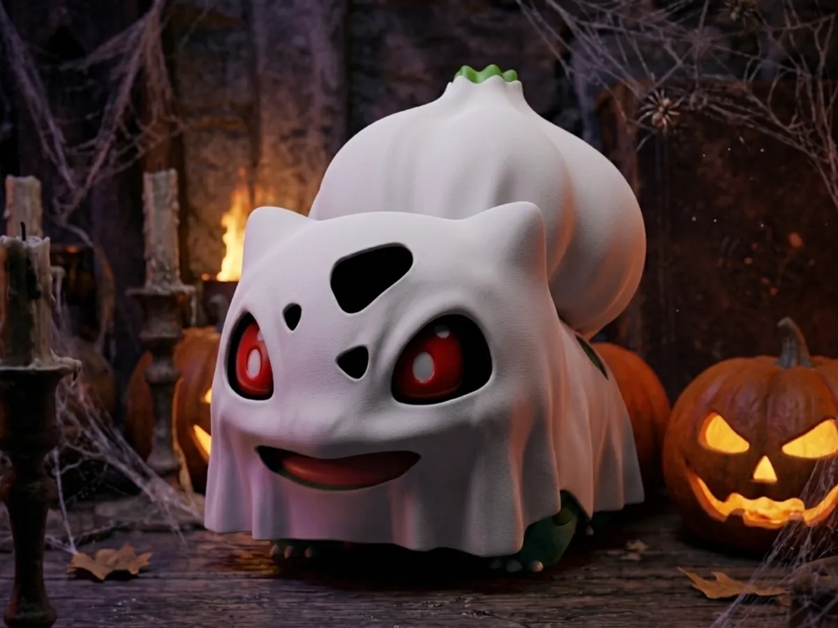 Mini Bulbasaur Ghost Pokemon - Figure halloween - Other Toys & Games, in stock in India