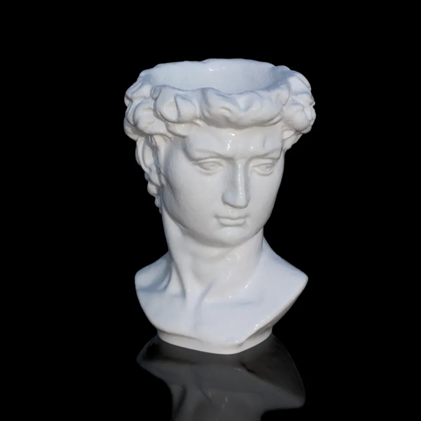 Flowerpot bust ancient greek