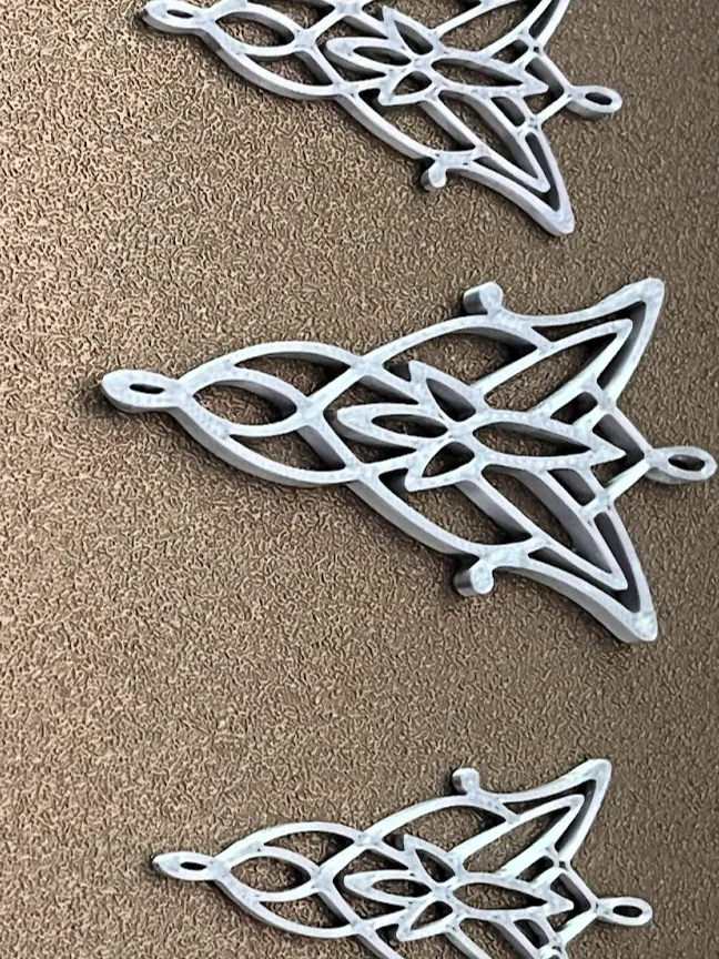 Lord of the rings (Evenstar Pendant and earrings)