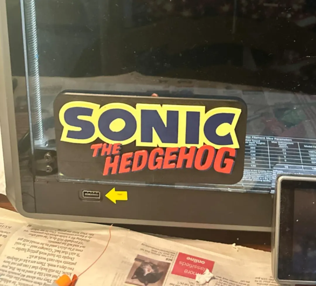Sonic the Hedgehog Decorative Sign - Gaming & Pop Culture Signs, in stock