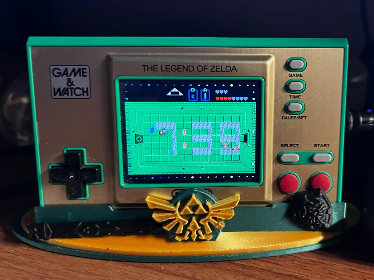 Game & Watch Display Stand Nintendo Inspired Zelda - Sculptures, in stock in India