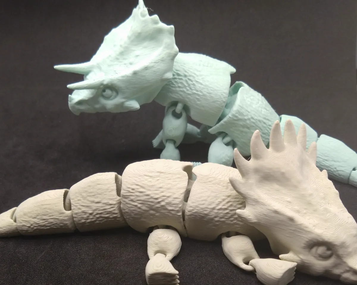 Articulated Ceratopsian Toys, photo 3 of 3 - Articulated Ceratopsian Toys Fidget & Sensory Toys