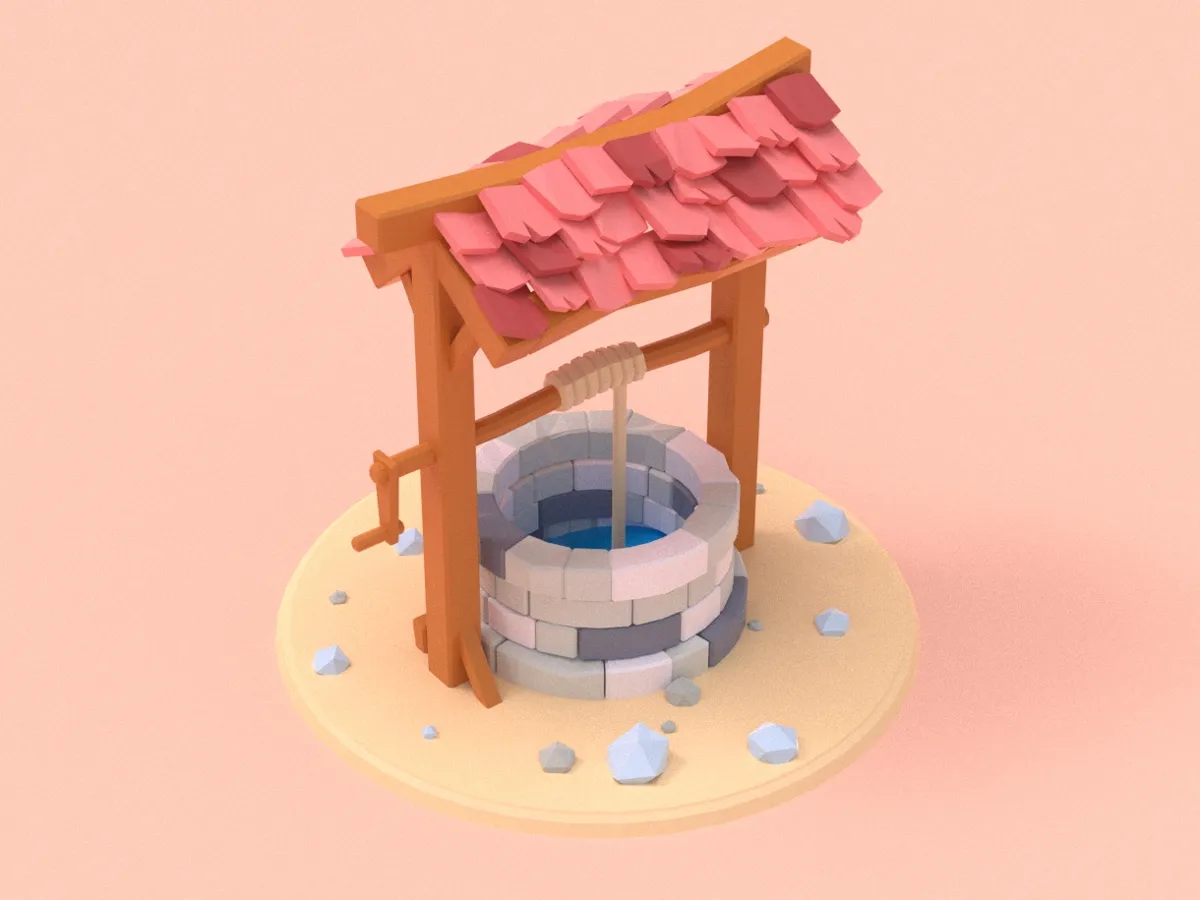 Watertight Miniature Well - Tabletop Miniatures, in stock in India