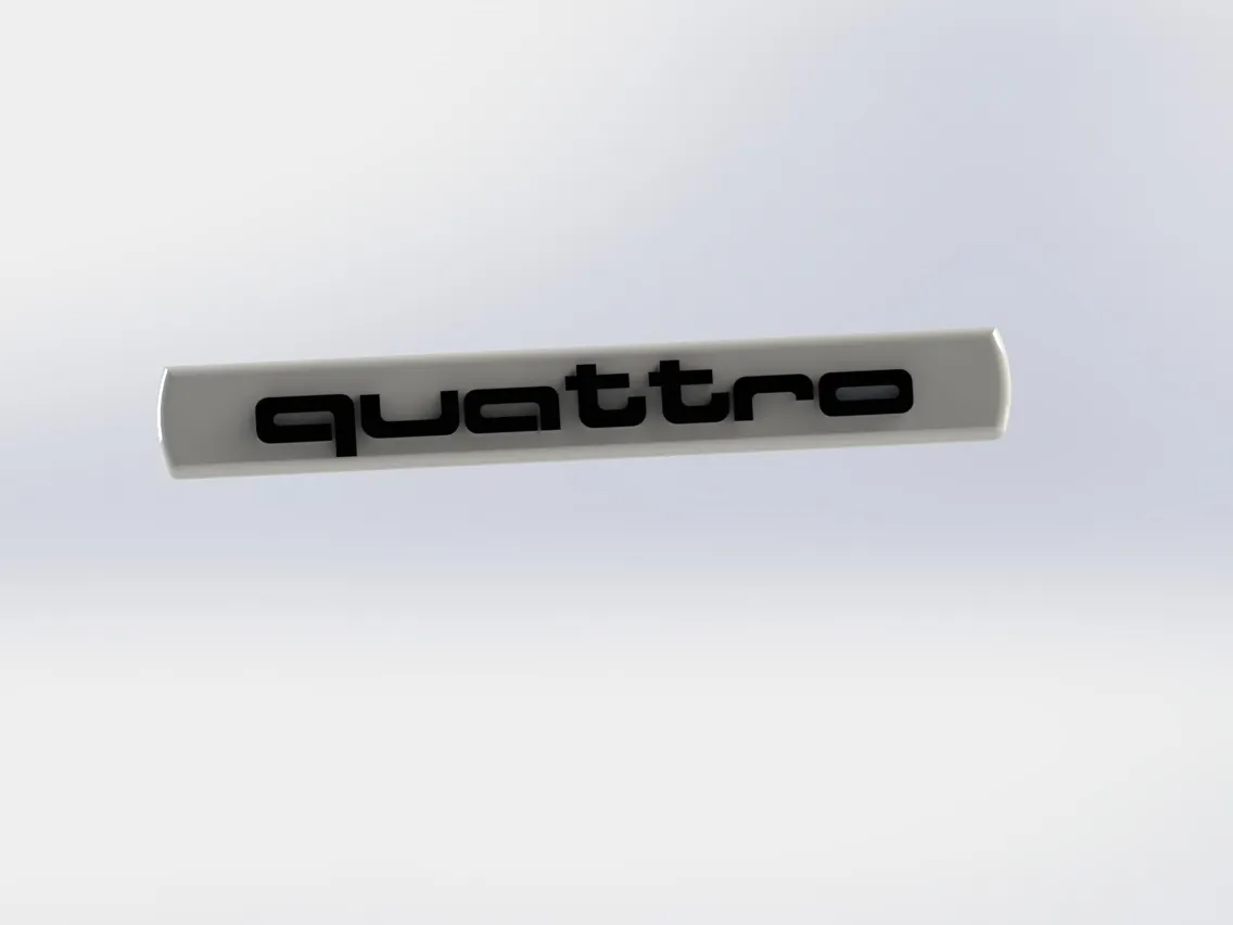 Audi Quattro Badge Logo - Car Badges & Emblems, in stock in India