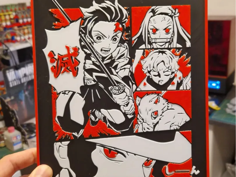 Demon Slayer Hueforge - Photo Art & Lithophanes, in stock in India