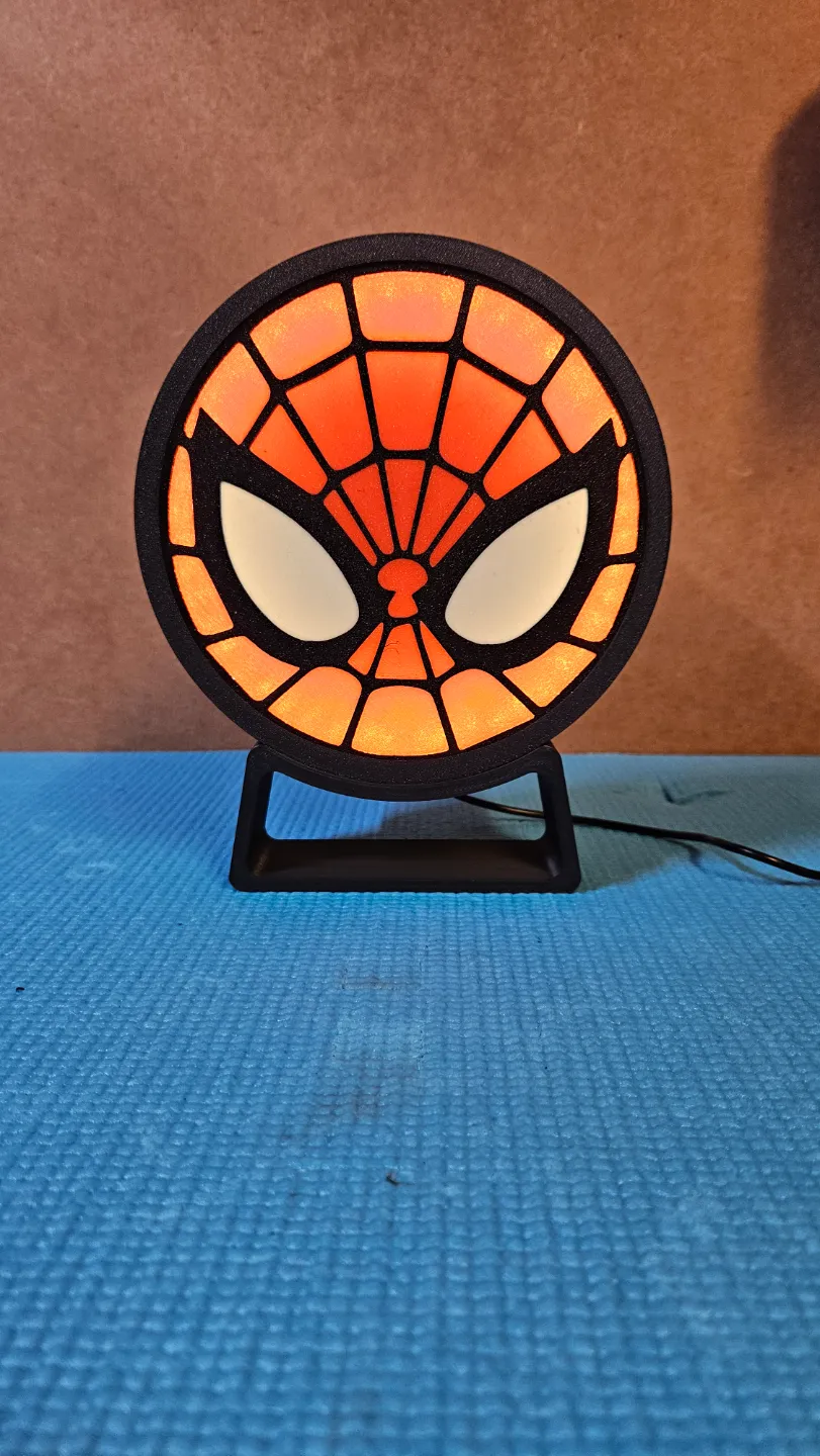Spiderman Light box, photo 2 of 2 - Spiderman Light box Art