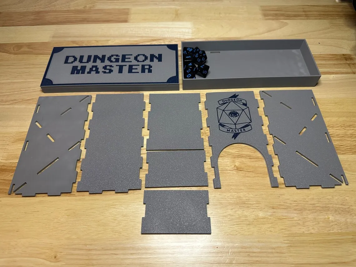 Collapsible Dungeon Master Dice Tower D&D, photo 3 of 3 - Collapsible Dungeon Master Dice Tower D&D Toys & Games