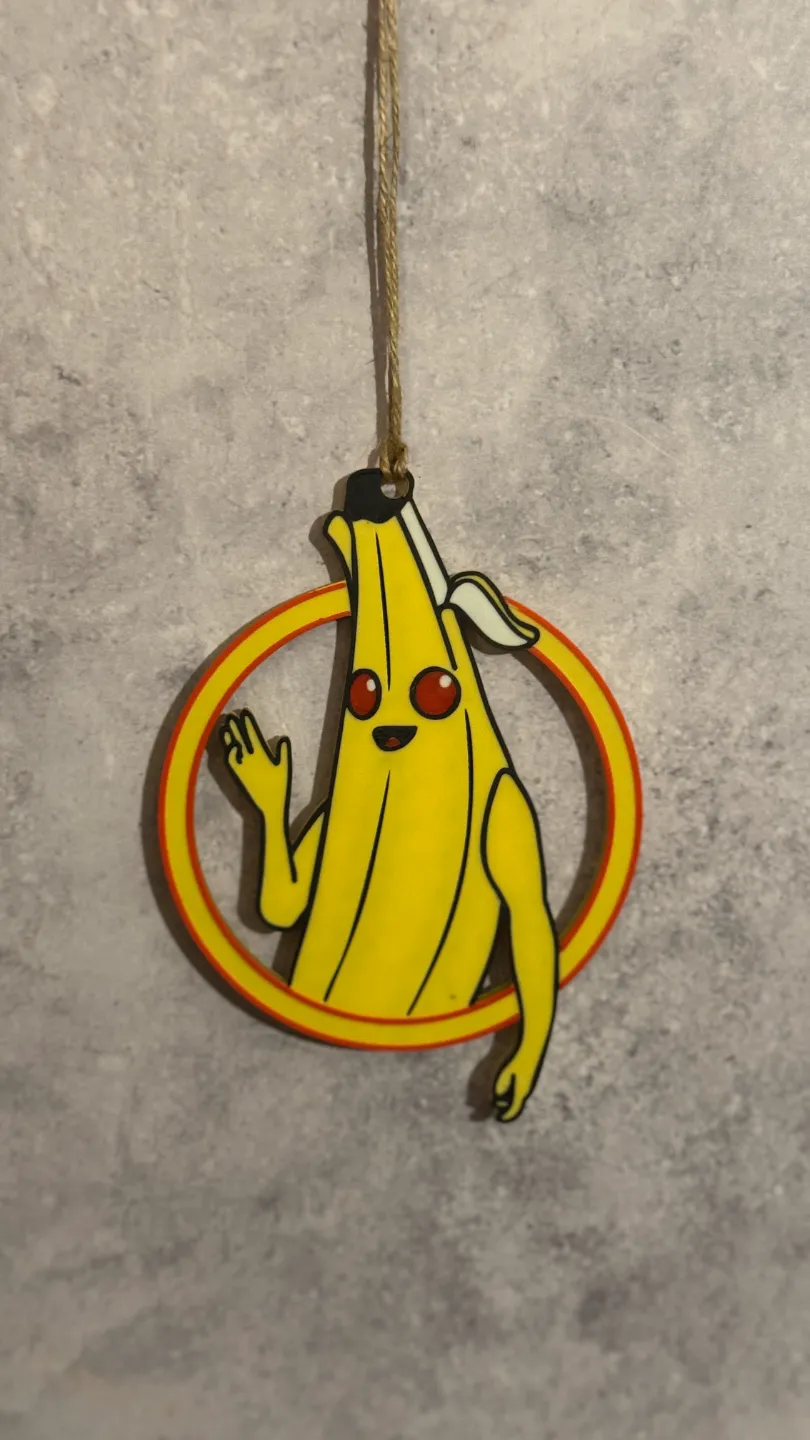 Fortnite Peely Ornament, Banana Royale Holidays!, photo 4 of 4 - Fortnite Peely Ornament, Banana Royale Holidays! Household