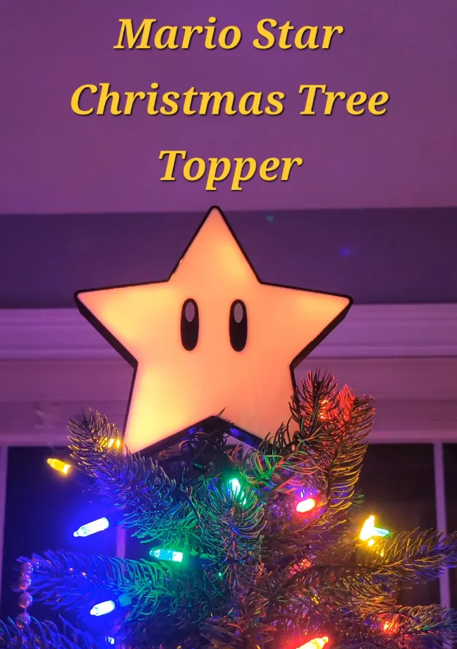 Mario Star Christmas Tree Topper - Christmas Tree Toppers & Stands, in stock in India