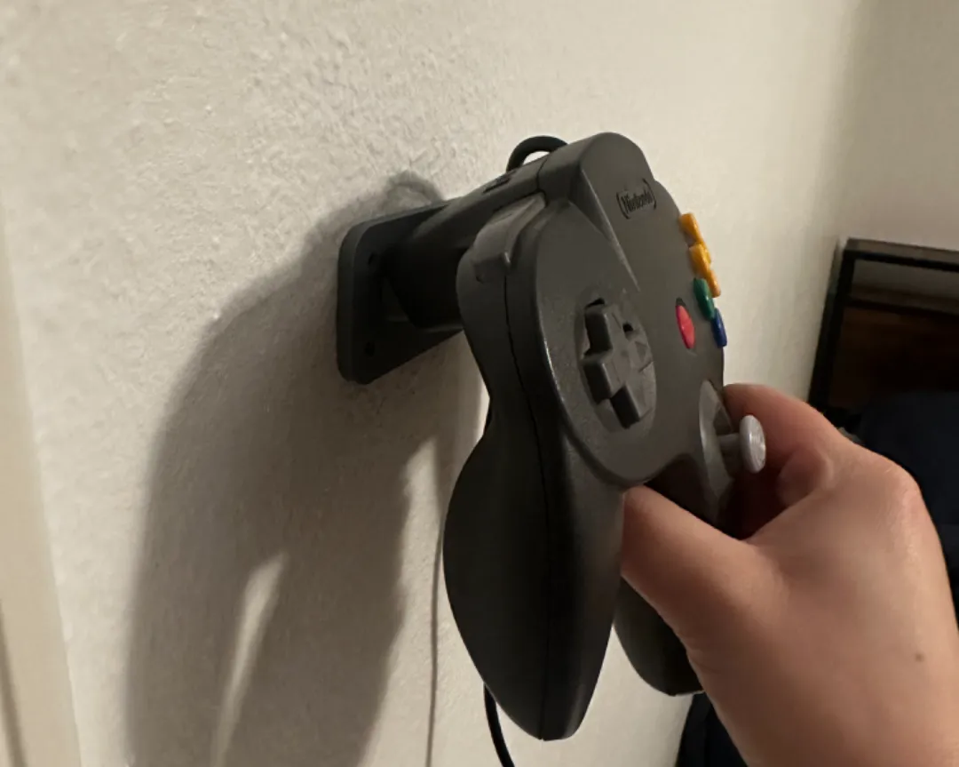 N64 Controller Wall Mount