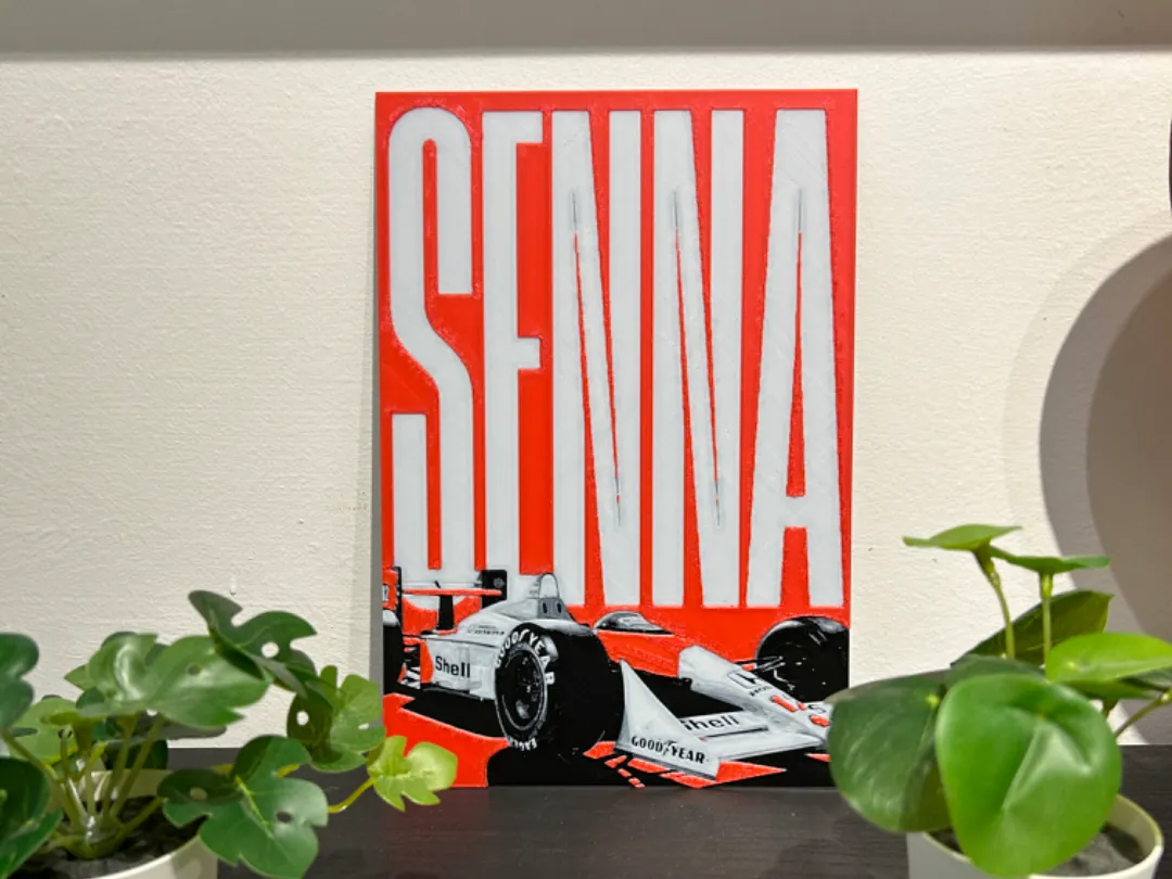 HUEFORGE SENNA MCLAREN - Cars & Bikes Photo Art, in stock in India