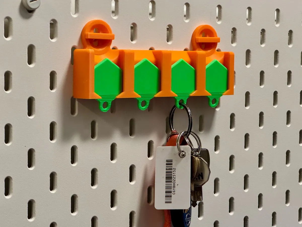 IKEA Skadis Key Holder / Organizer, photo 3 of 4 - IKEA Skadis Key Holder / Organizer Household