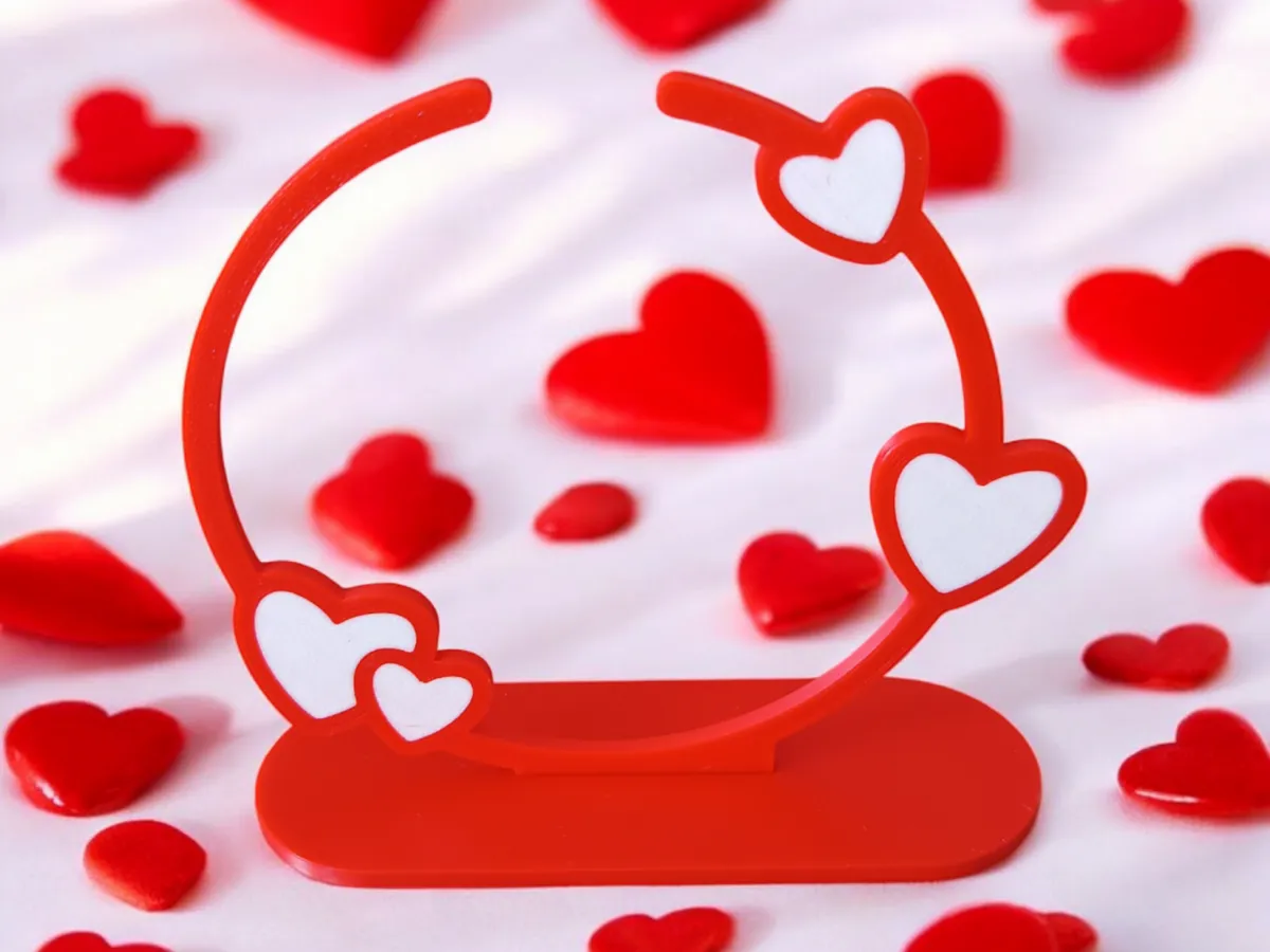 Valentine's Love Circle Photo Frame - Wedding & Love Frames, in stock