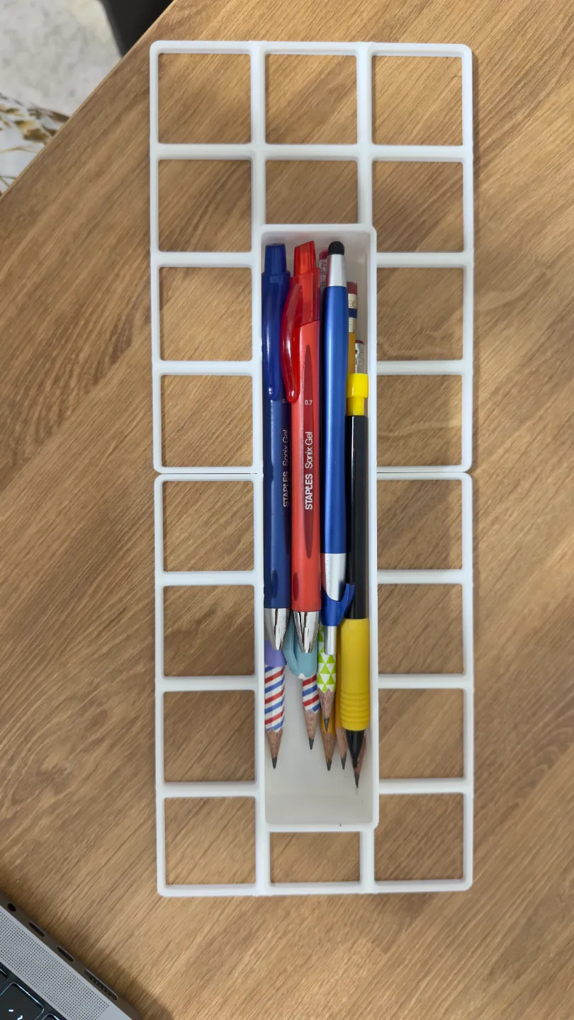 Gridfinity 1x5x5 Pens And Pencils Holder, photo 2 of 4 - Gridfinity 1x5x5 Pens And Pencils Holder Tools
