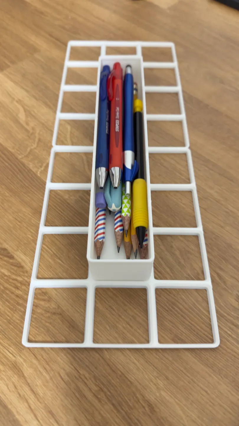 Gridfinity 1x5x5 Pens And Pencils Holder, photo 3 of 4 - Gridfinity 1x5x5 Pens And Pencils Holder Tools