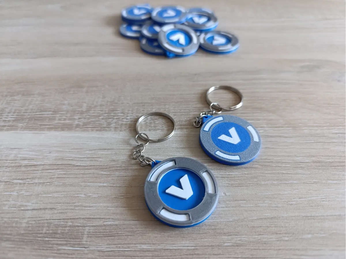 Fortnite V-bucks keychain - Valorant, CS & Shooter Keychains, in stock in India