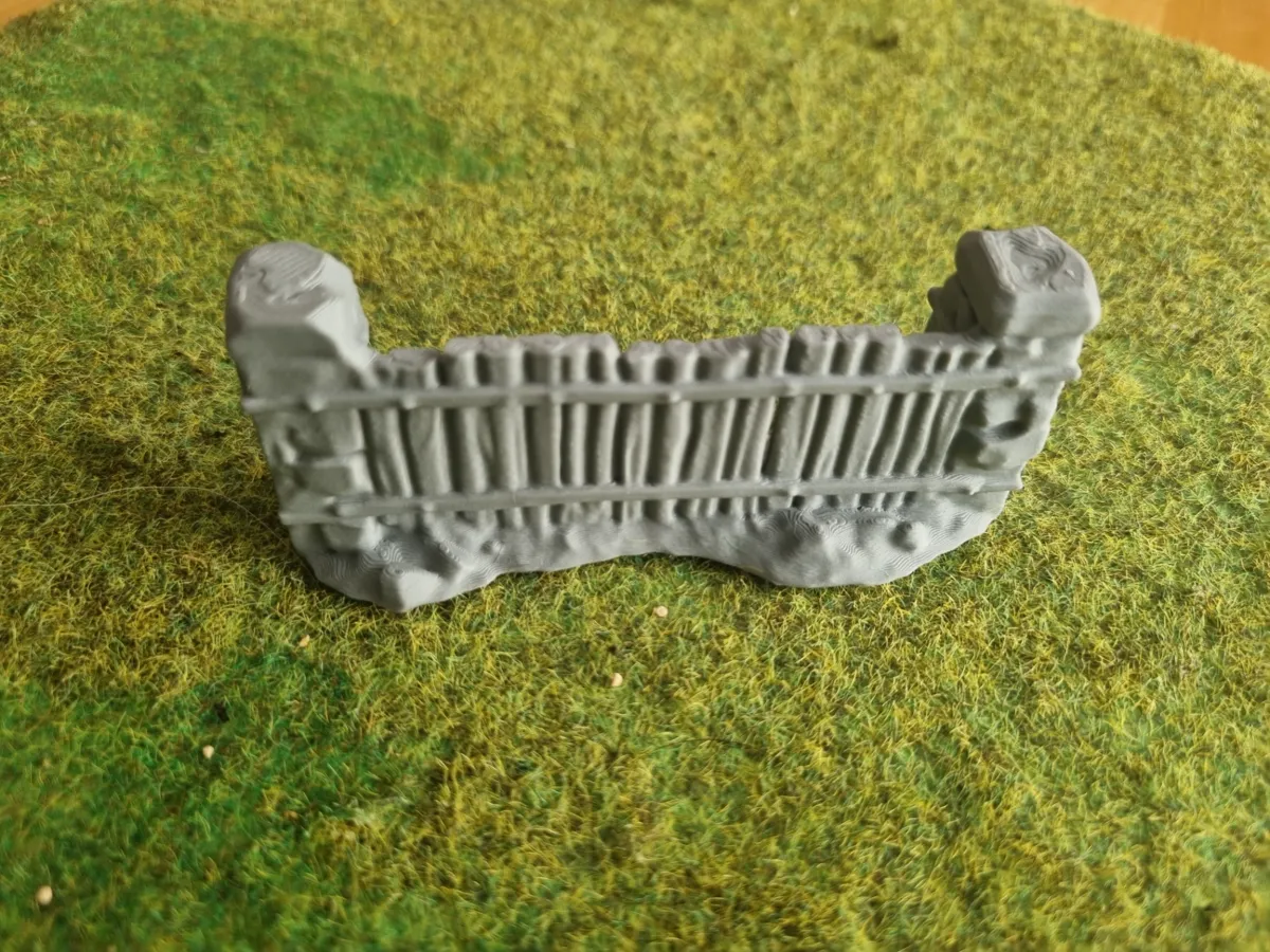 Covered Wooden Fence Terrain Wargame tabletop, photo 4 of 4 - Covered Wooden Fence Terrain Wargame tabletop Board Games & Tabletop