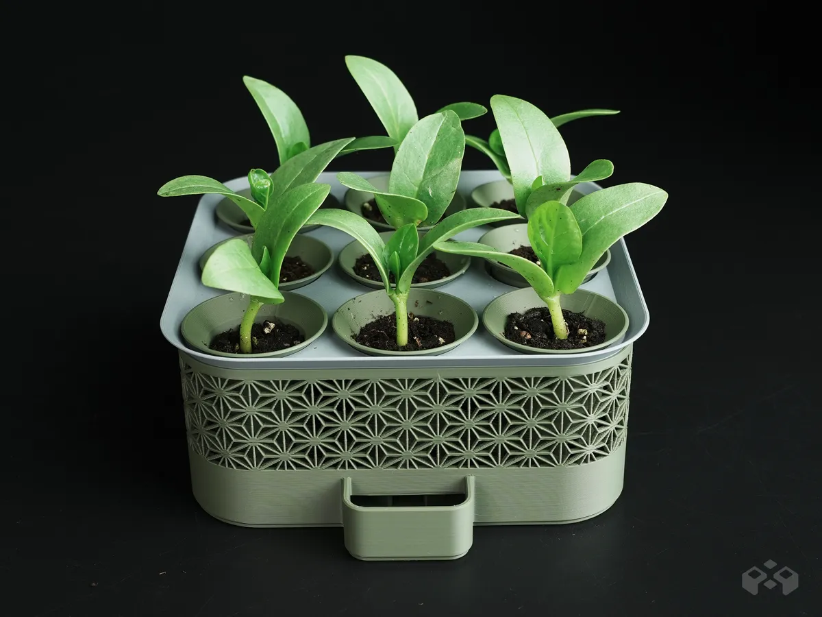 Self Watering Seed Starter with Greenhouse Cover, photo 4 of 4 - Self Watering Seed Starter with Greenhouse Cover Garden & Outdoor
