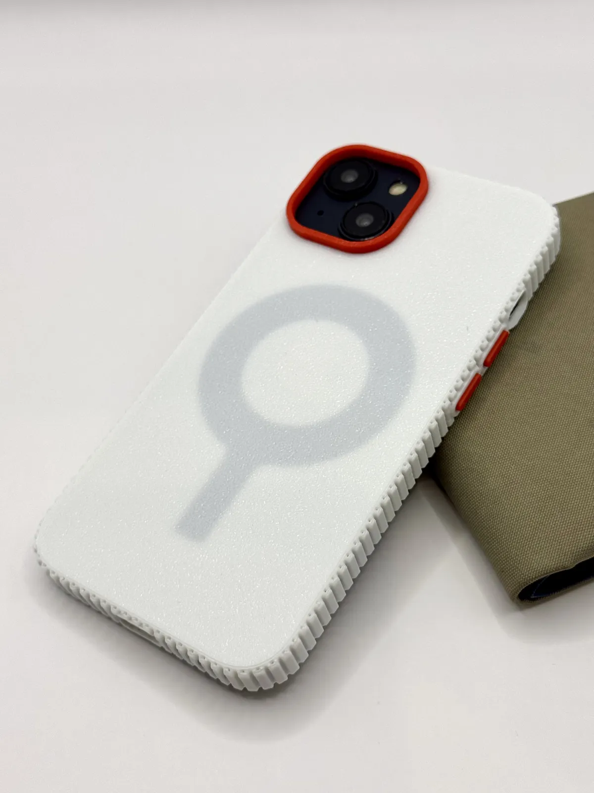 iPhone 14 Zigzag Case with Custom Button, photo 4 of 4 - iPhone 14 Zigzag Case with Custom Button Mobile & Device Accessories