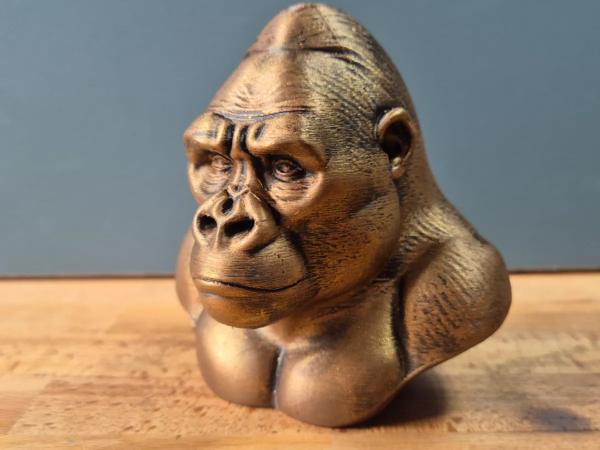 Gorilla Bust Model