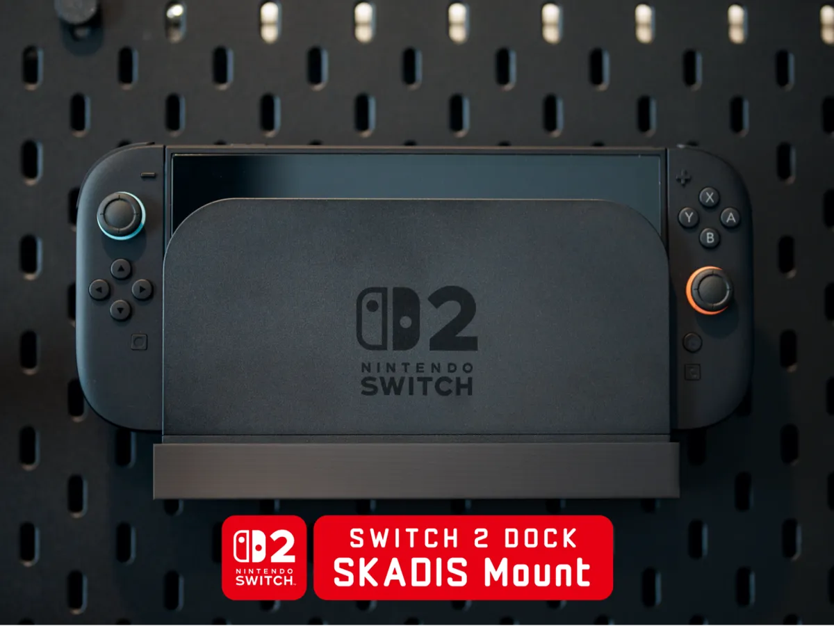 Nintendo Switch 2 IKEA Skadis Holder