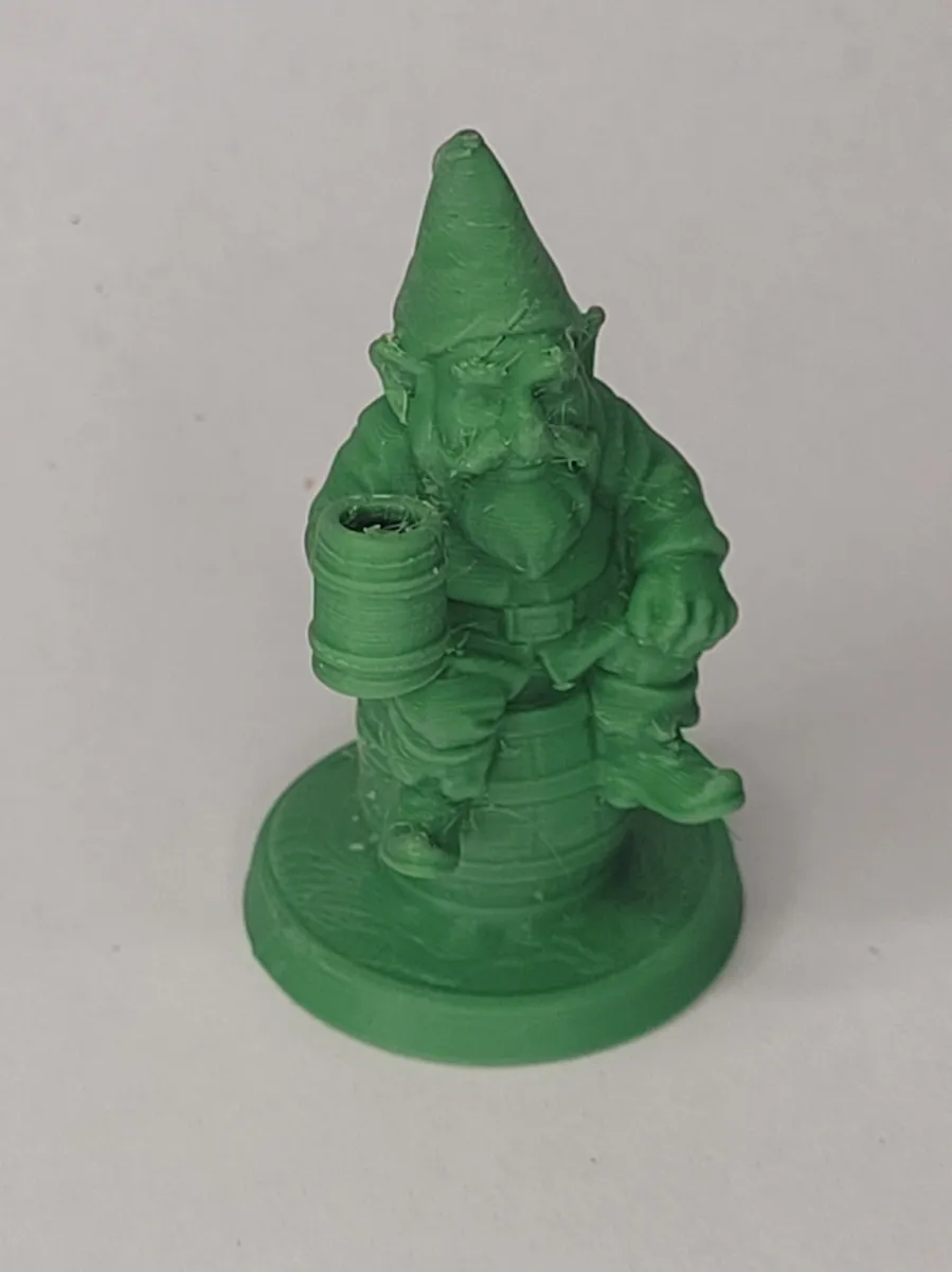Gnome on a barrel 28mm miniature, photo 3 of 4 - Gnome on a barrel 28mm miniature Garden & Outdoor