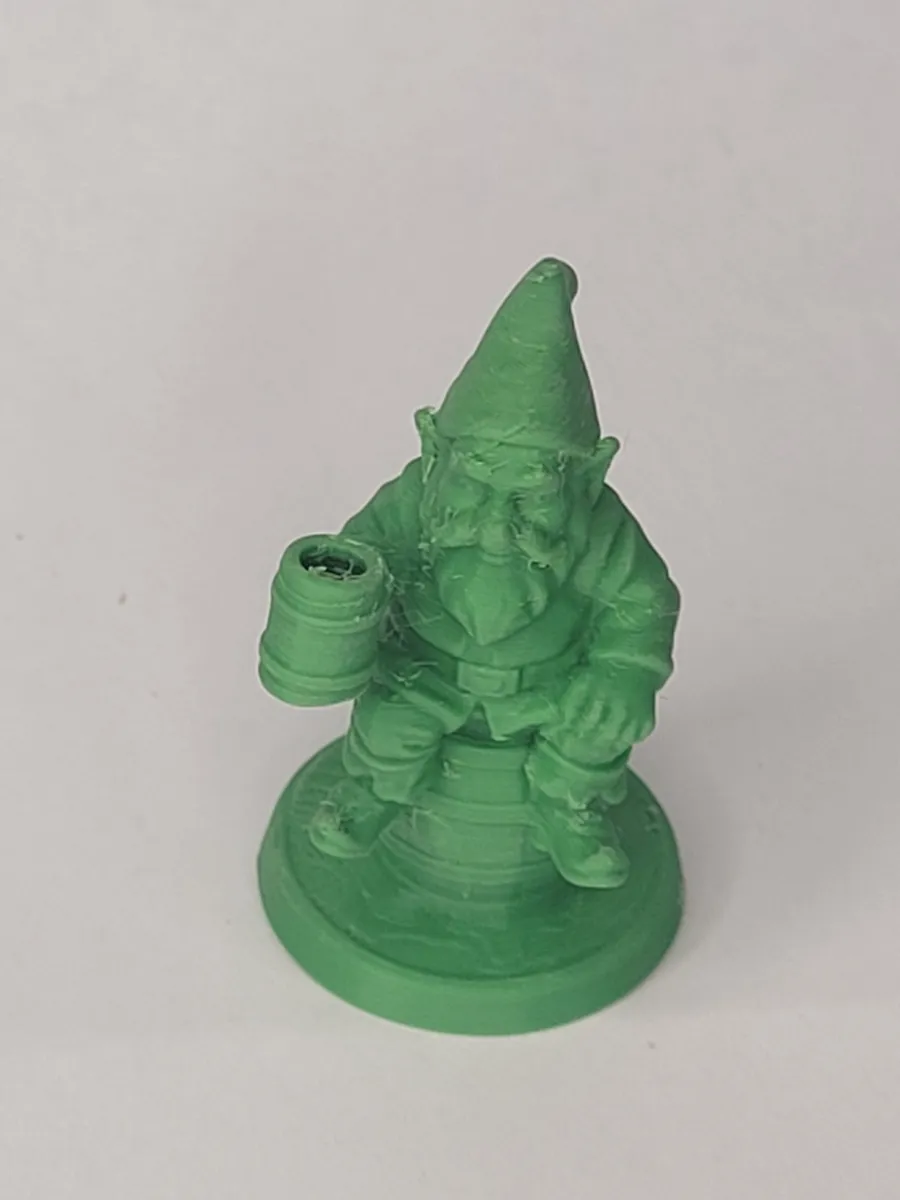 Gnome on a barrel 28mm miniature, photo 4 of 4 - Gnome on a barrel 28mm miniature Garden & Outdoor