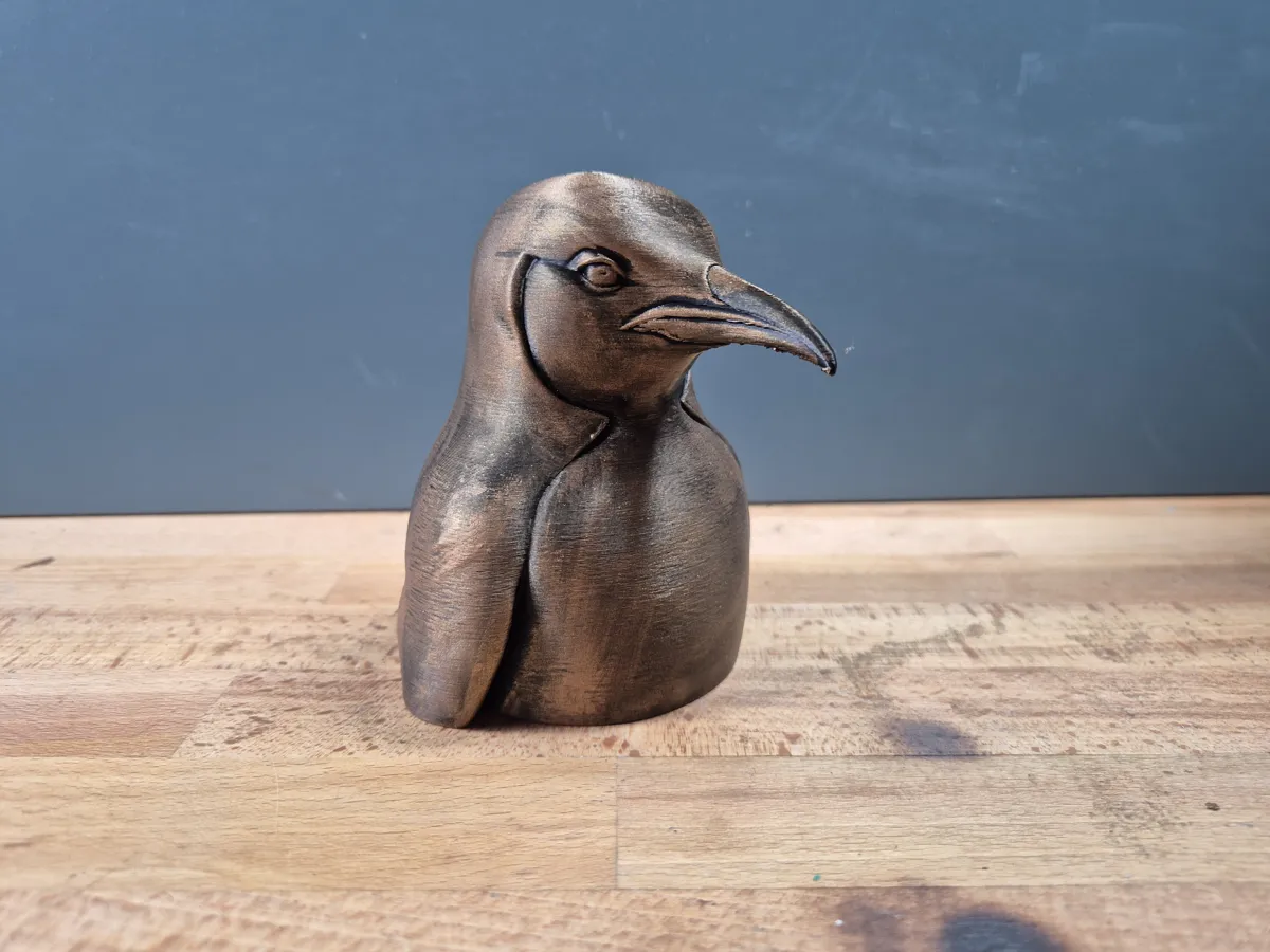 Penguin Bust Model, photo 4 of 4 - Penguin Bust Model Figurines & Collectibles