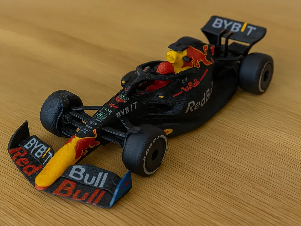F1 Car, High-Detail 3D RedBull F1 Car