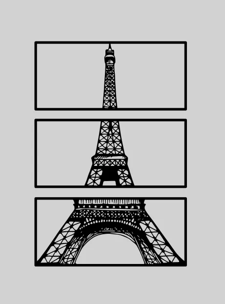 Eiffel Tower - Wall Art, photo 4 of 4 - Eiffel Tower - Wall Art Home Decor Items