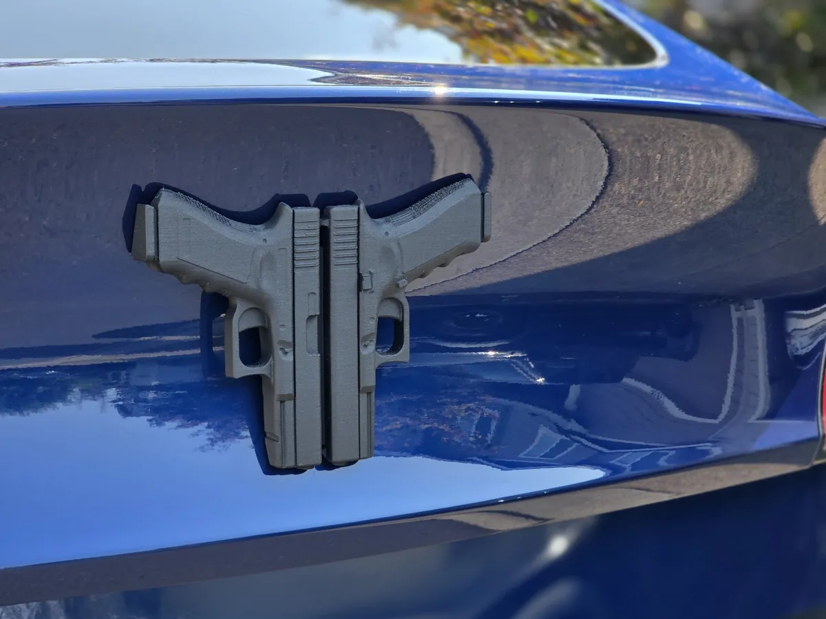 Tesla Model Y Glocks "T" Badge Cover, photo 4 of 4 - Tesla Model Y Glocks "T" Badge Cover Car & Vehicle