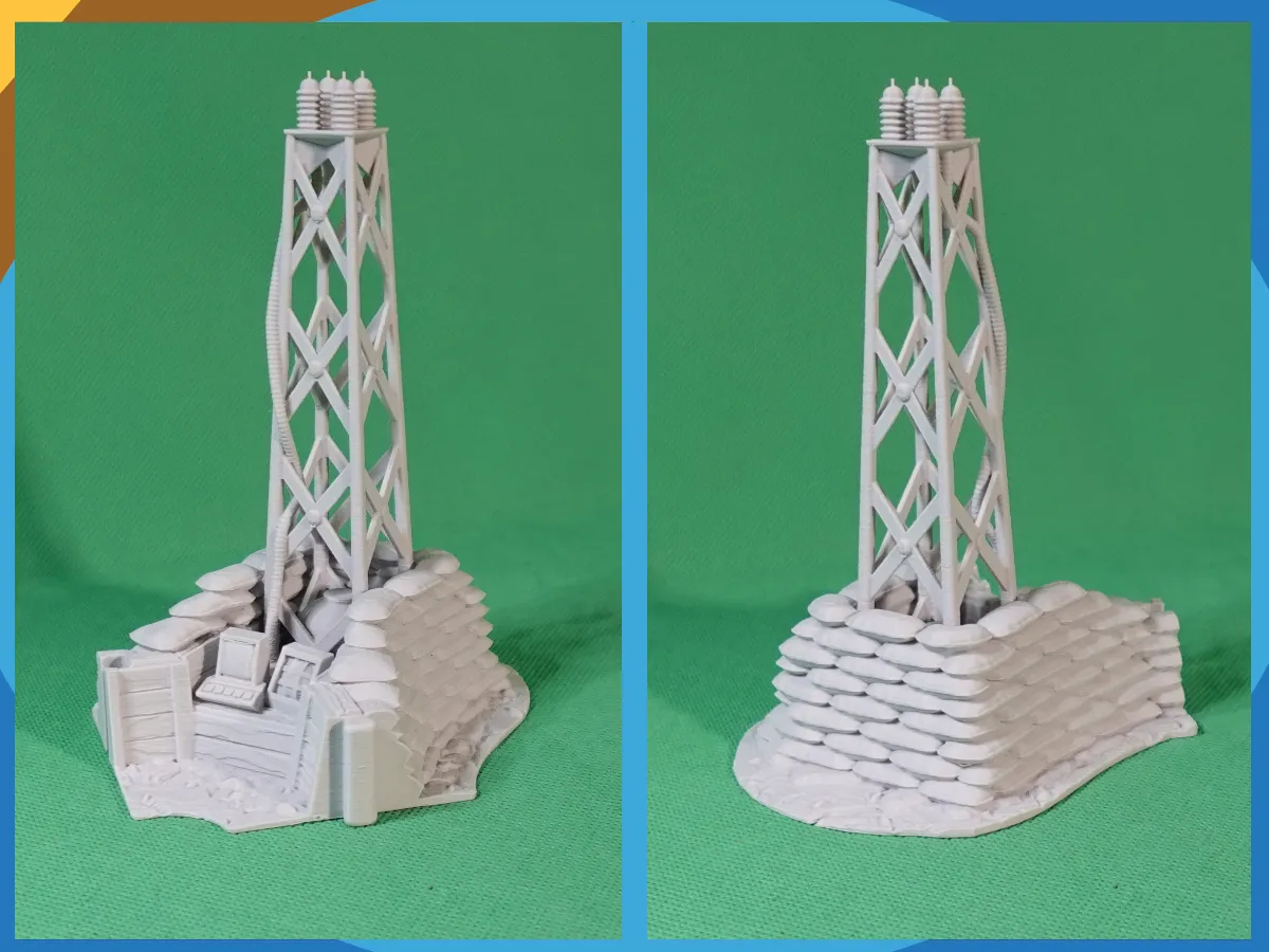 Sandbag Fortifications Set D, Radio Tower, photo 4 of 4 - Sandbag Fortifications Set D, Radio Tower Mobile & Device Accessories