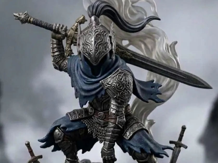 黑暗之魂 Artorias 亚尔特留斯 负剑形态 已分件