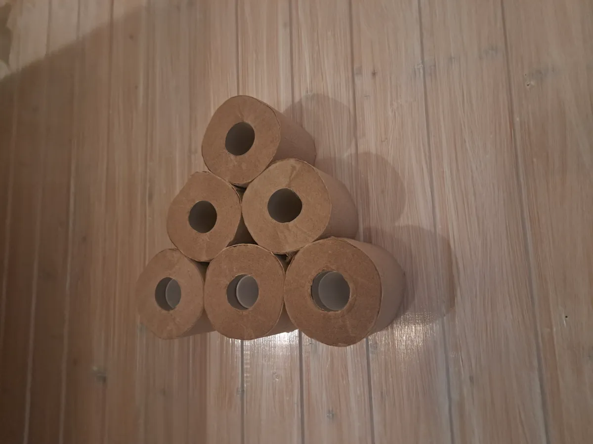 "Invisible" Toilet Paper shelf
