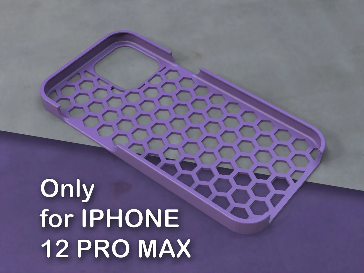 iPhone 12 Pro Max Hexagon Cover - Fashion Accessories, in stock in India