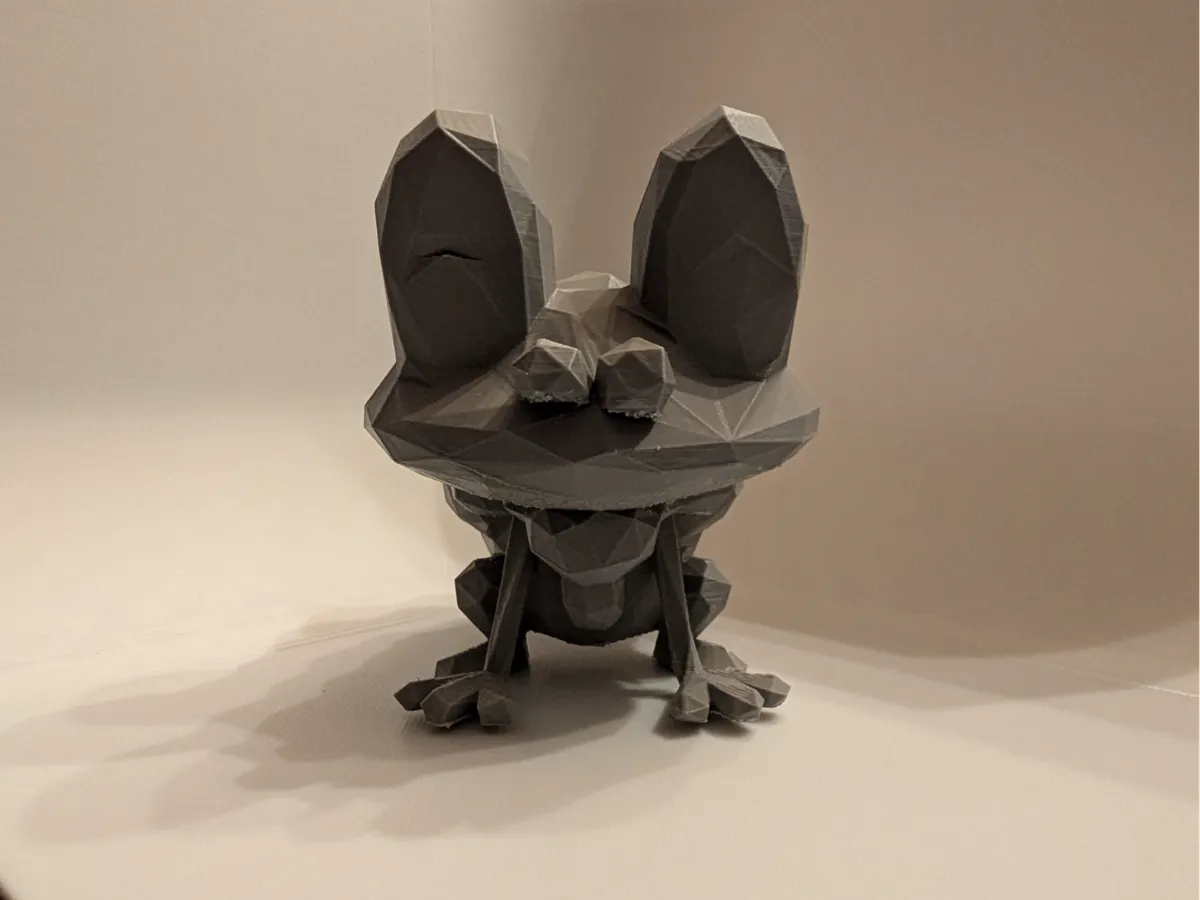 Low Poly Froakie Pokemon - Starter Pokemon, in stock