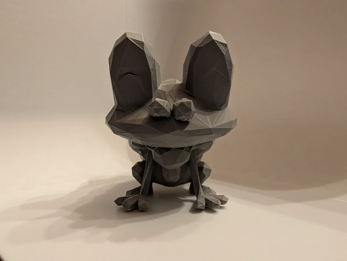 Low Poly Froakie Pokemon, photo 2 of 4 - Low Poly Froakie Pokemon Figurines & Collectibles