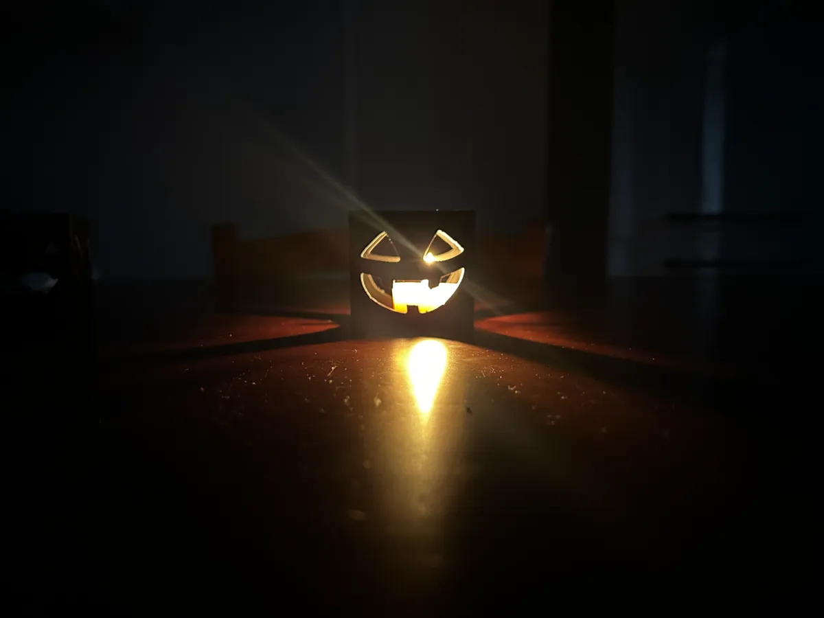 Halloween candle holder, photo 2 of 4 - Halloween candle holder Household
