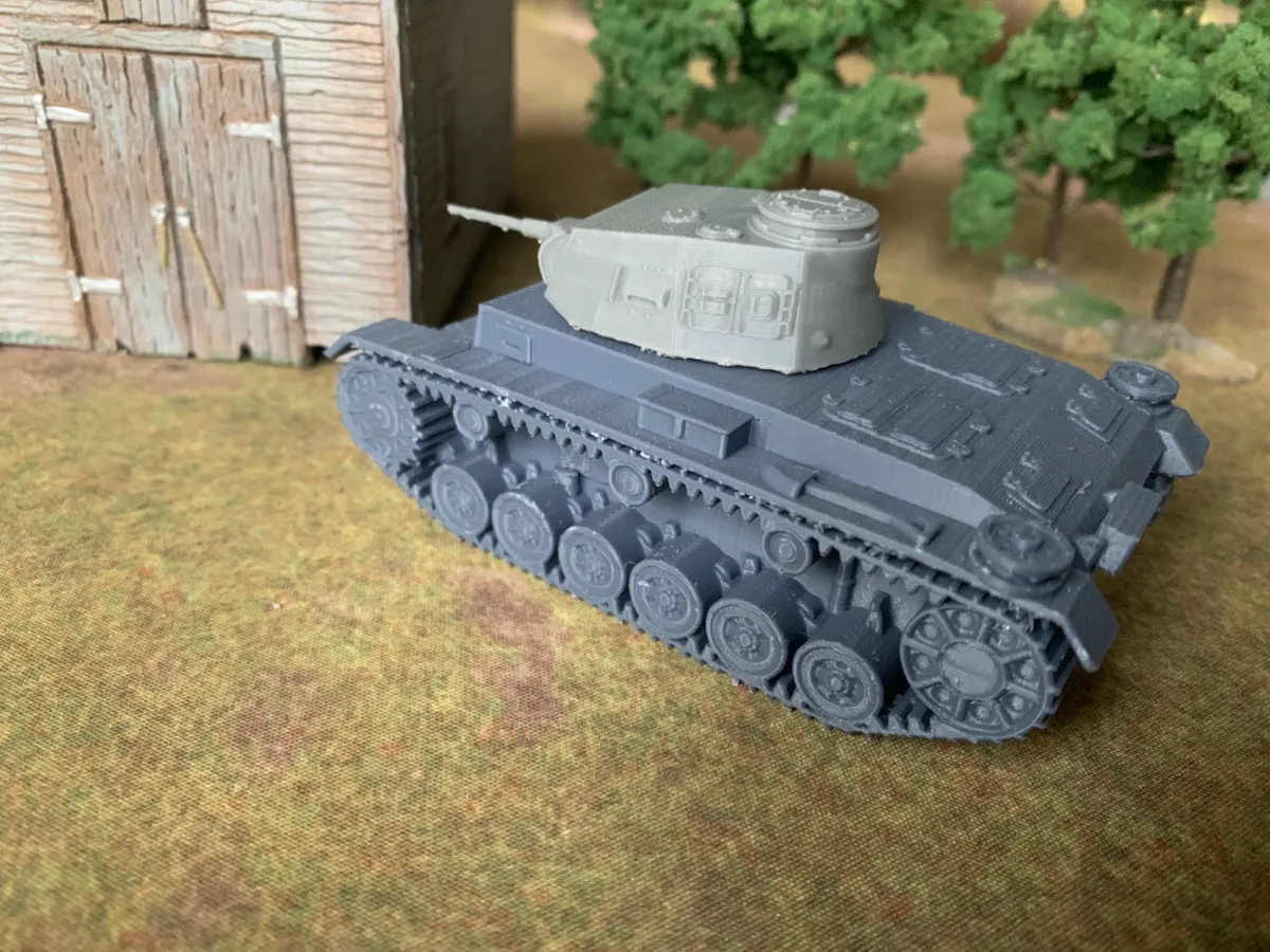 Panzer IIIE, photo 3 of 4 - Panzer IIIE Miniatures