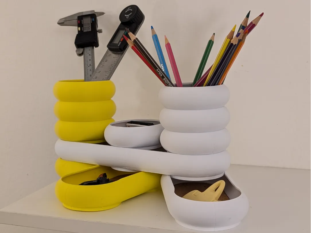 Rounded Desk Organizer V2 - Desk Tidies & Caddies, in stock in India