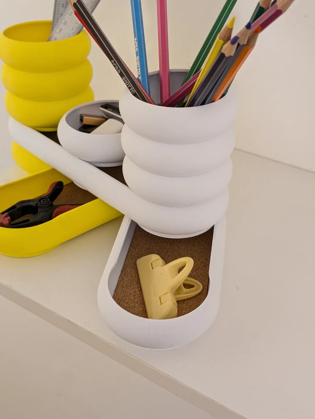 Rounded Desk Organizer V2, photo 3 of 4 - Rounded Desk Organizer V2 Desk & Office