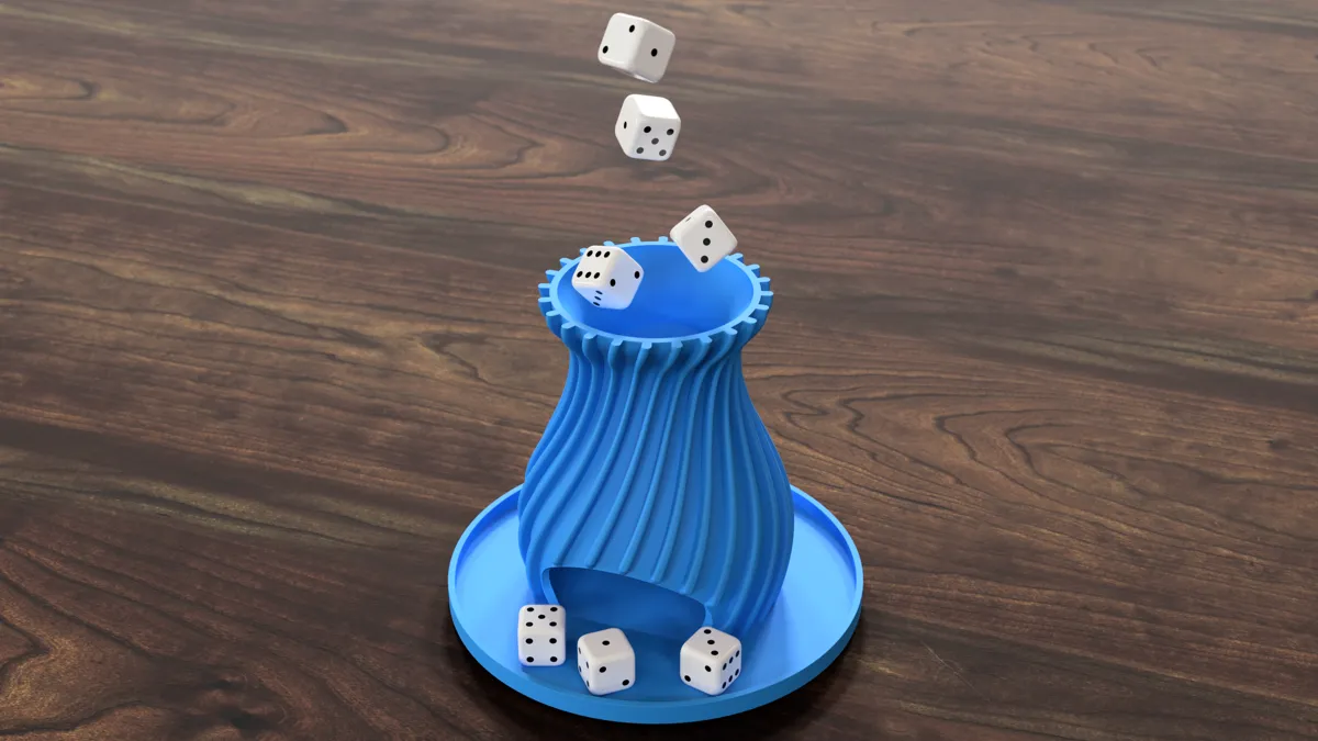 Spiral Dice Tower, photo 2 of 2 - Spiral Dice Tower Toys & Games