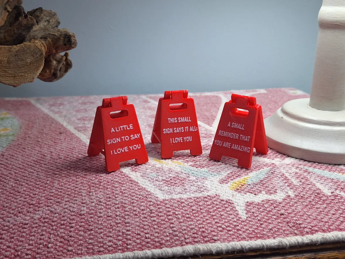Custom Miniature Sign, photo 2 of 4 - Custom Miniature Sign Miniatures