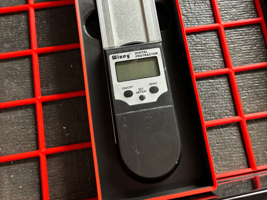 Gridfinity for Wixey Digital Protractor