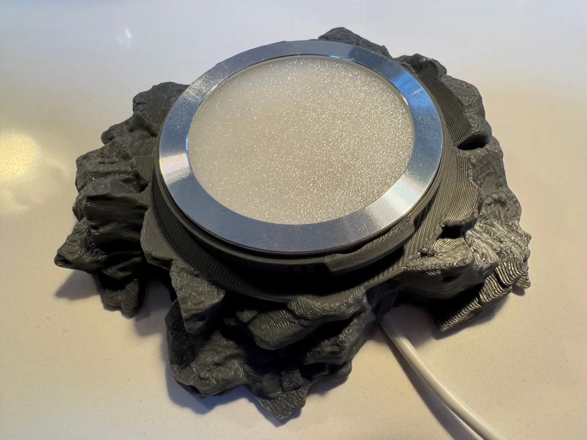 Rock base for Moon Lamp