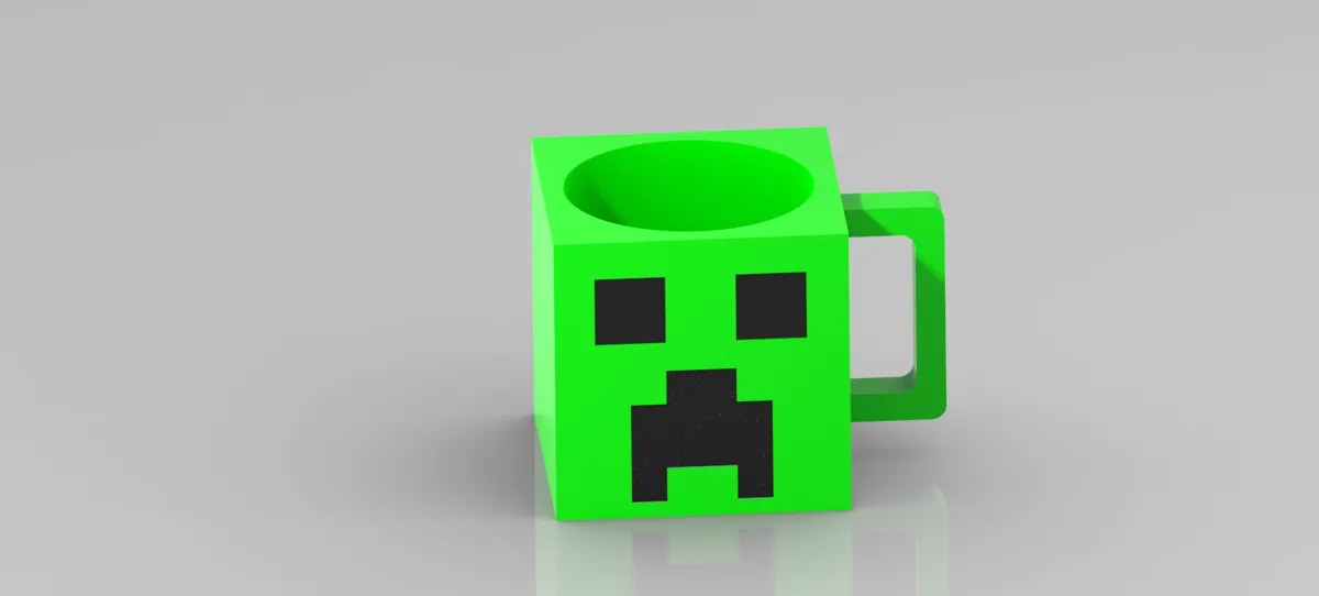 Minecraft creeper cup