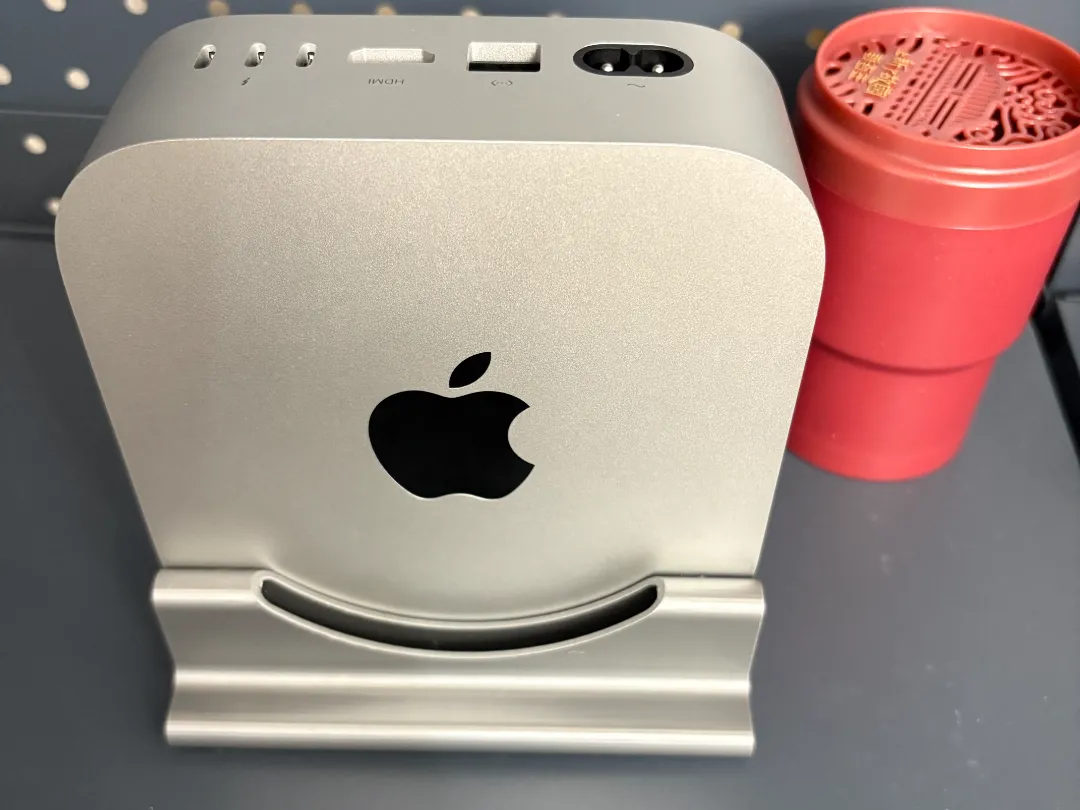 Mac mini m4 立式支架 镂空 无支撑 无AMS 散热效果好 不档电源键