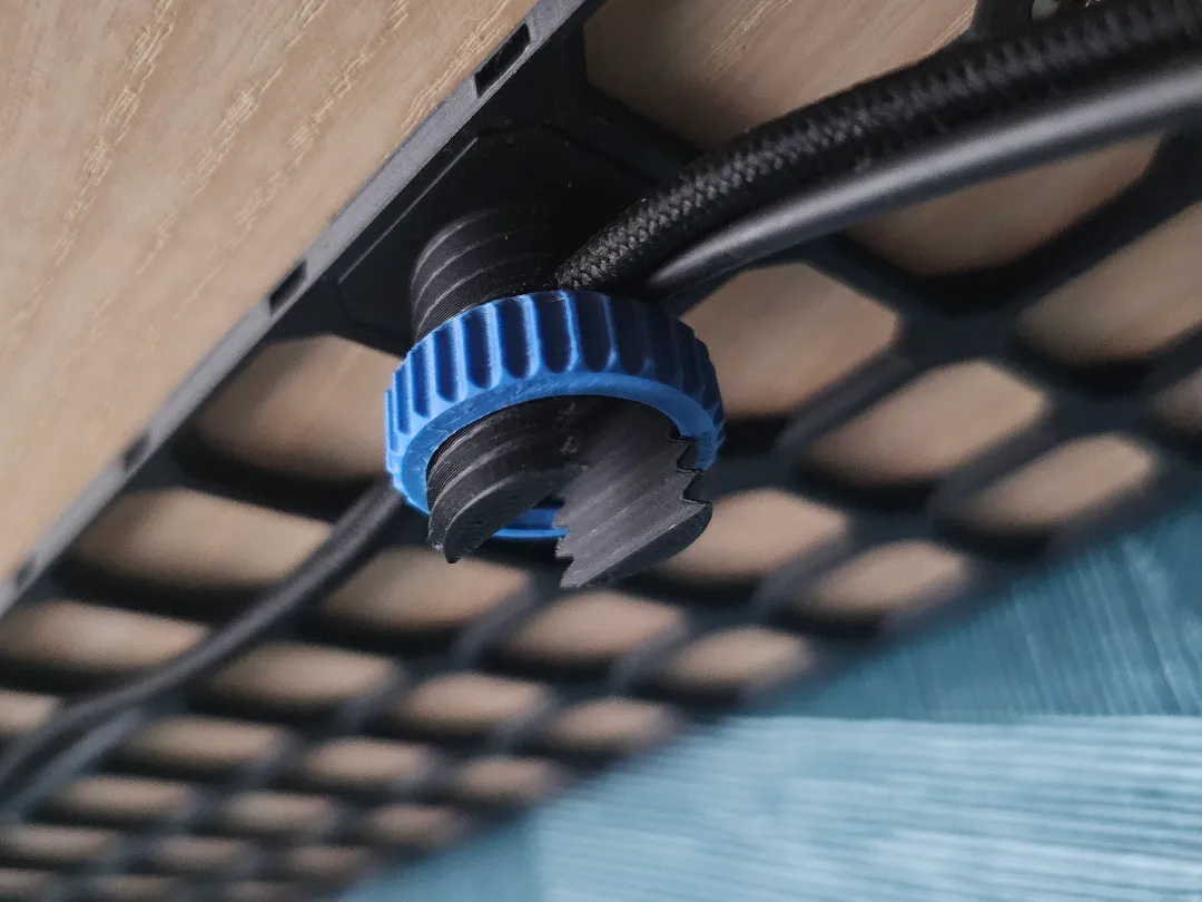 Under-Desk Cable Tie for OpenGrid System