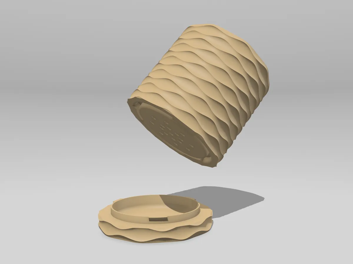 Wave Flowerpot - Twistbase for Water, photo 4 of 4 - Wave Flowerpot - Twistbase for Water Garden & Outdoor