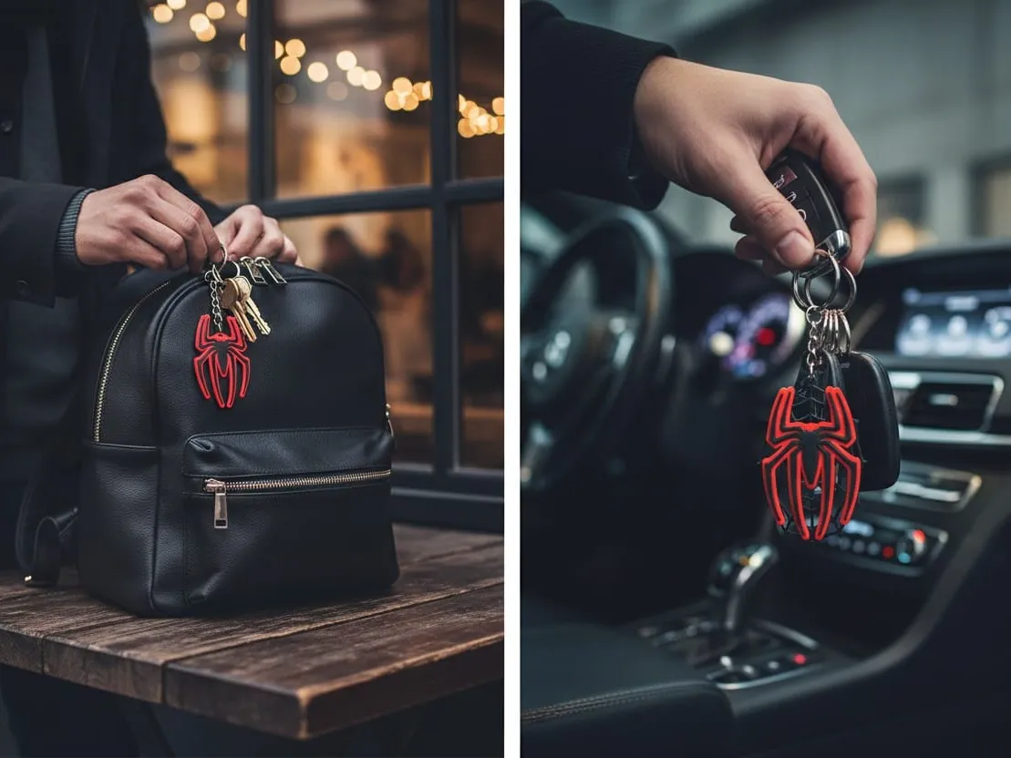 Portachiavi SPIDER MAN in Alta Risoluzione!
